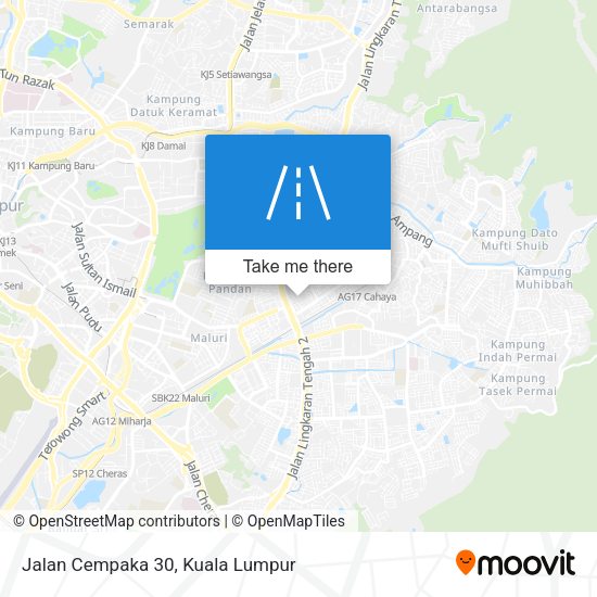 Jalan Cempaka 30 map