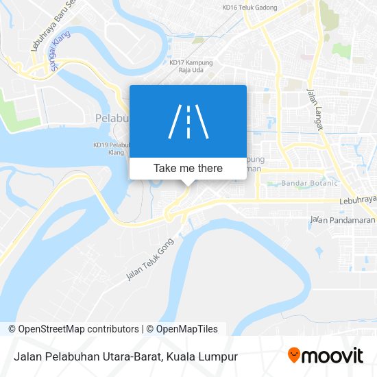 Jalan Pelabuhan Utara-Barat map