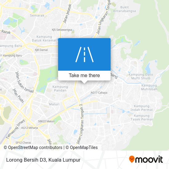 Lorong Bersih D3 map