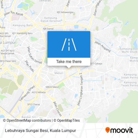 Peta Lebuhraya Sungai Besi
