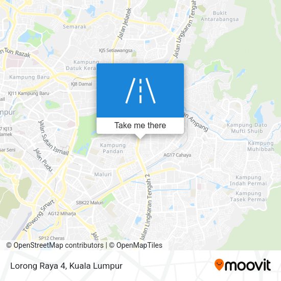 Lorong Raya 4 map