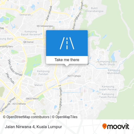 Jalan Nirwana 4 map