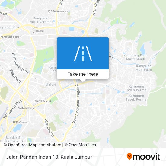 Jalan Pandan Indah 10 map
