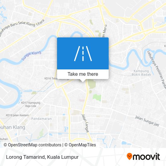 Lorong Tamarind map