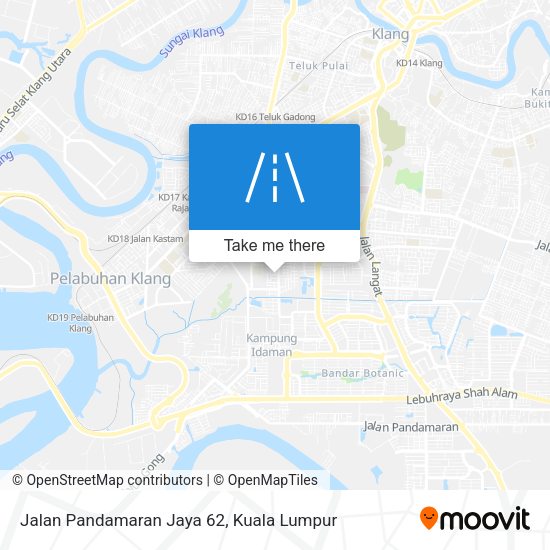Jalan Pandamaran Jaya 62 map
