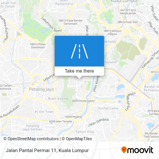 Jalan Pantai Permai 11 map