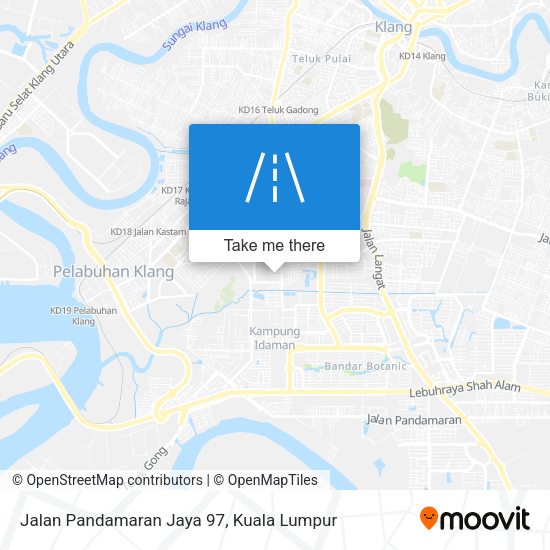 Jalan Pandamaran Jaya 97 map