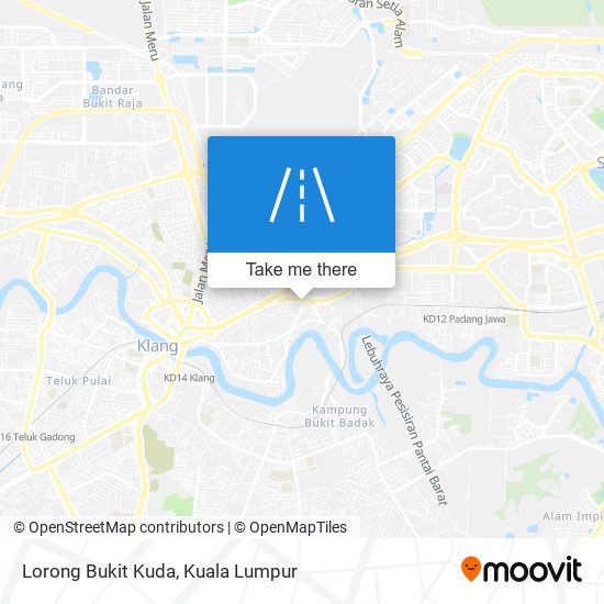 Peta Lorong Bukit Kuda