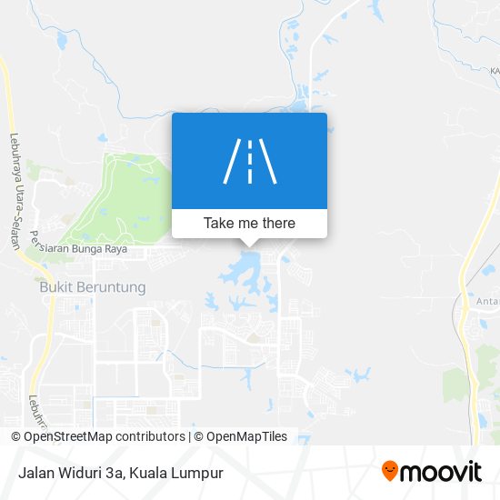 Jalan Widuri 3a map