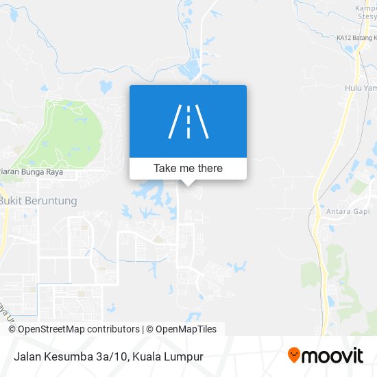 Jalan Kesumba 3a/10 map