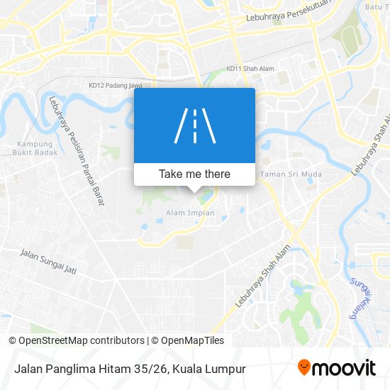 Peta Jalan Panglima Hitam 35/26