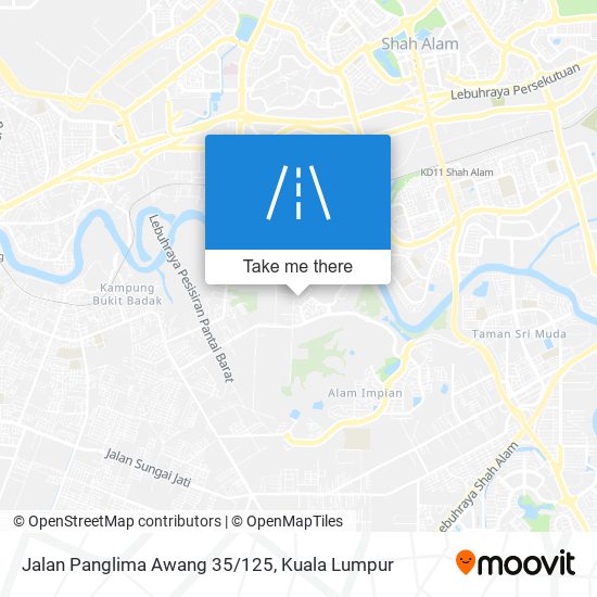 Jalan Panglima Awang 35/125 map
