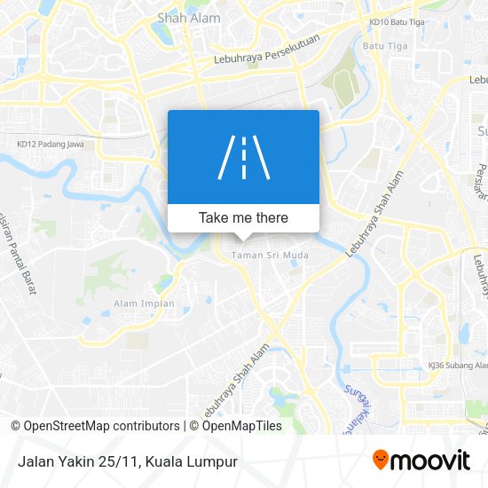 Jalan Yakin 25/11 map