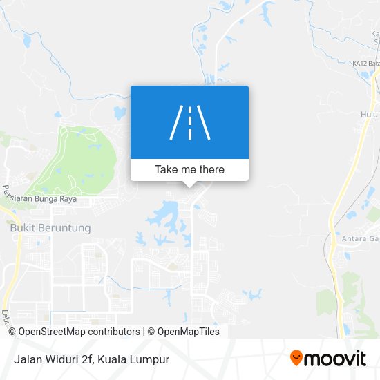 Peta Jalan Widuri 2f