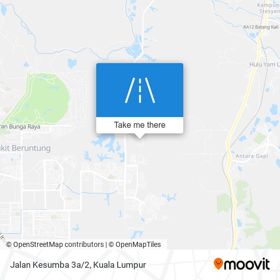 Jalan Kesumba 3a/2 map