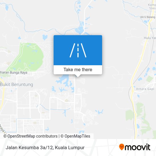 Jalan Kesumba 3a/12 map
