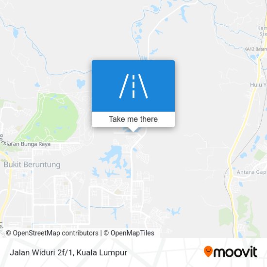 Jalan Widuri 2f/1 map