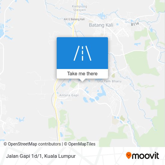 Jalan Gapi 1d/1 map