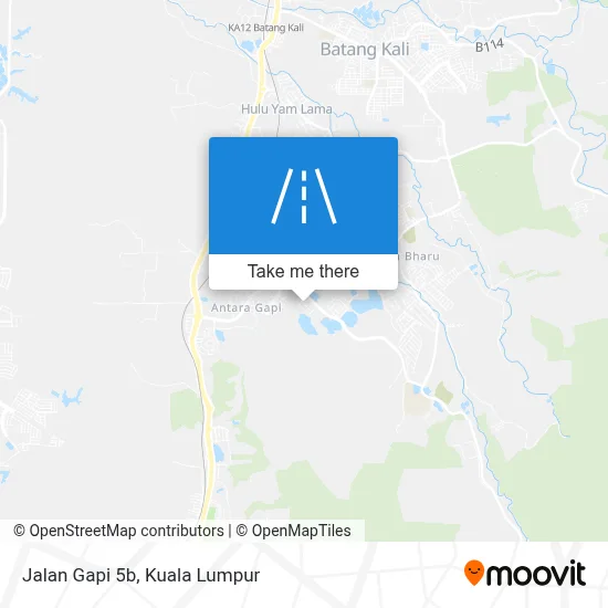 Jalan Gapi 5b map