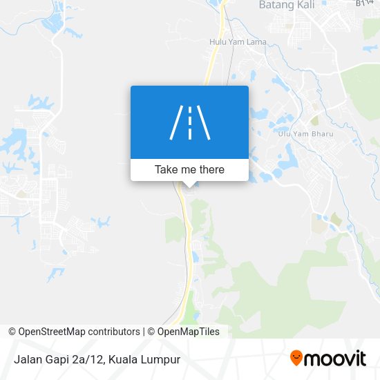 Jalan Gapi 2a/12 map