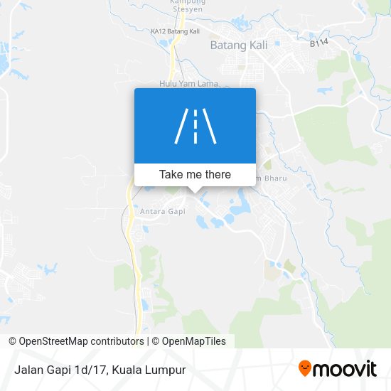 Jalan Gapi 1d/17 map