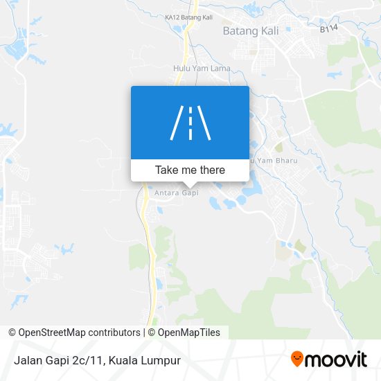 Jalan Gapi 2c/11 map