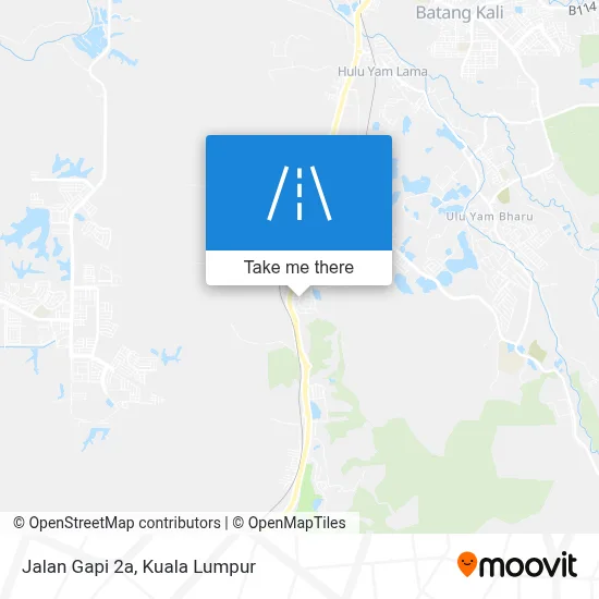 Jalan Gapi 2a map