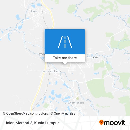 Jalan Meranti 3 map