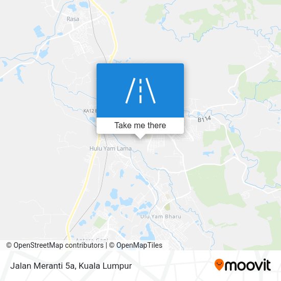 Jalan Meranti 5a map