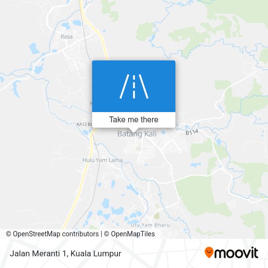 Peta Jalan Meranti 1