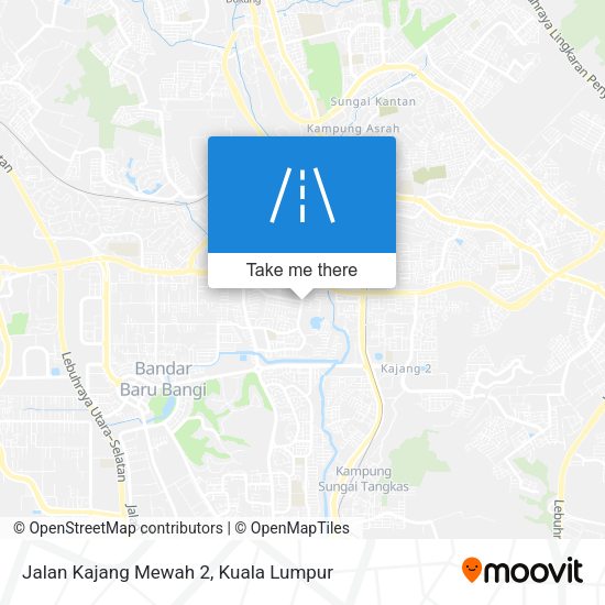 Jalan Kajang Mewah 2 map