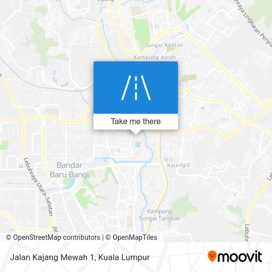 Peta Jalan Kajang Mewah 1