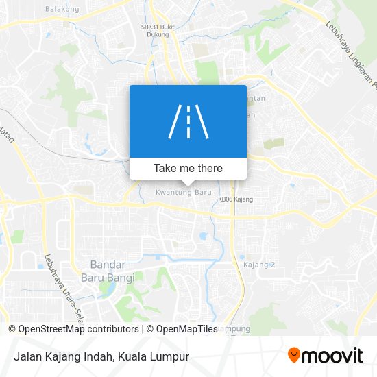 Peta Jalan Kajang Indah