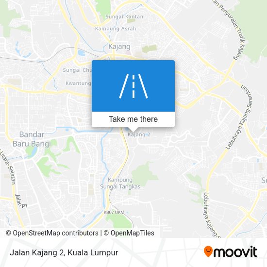 Peta Jalan Kajang 2