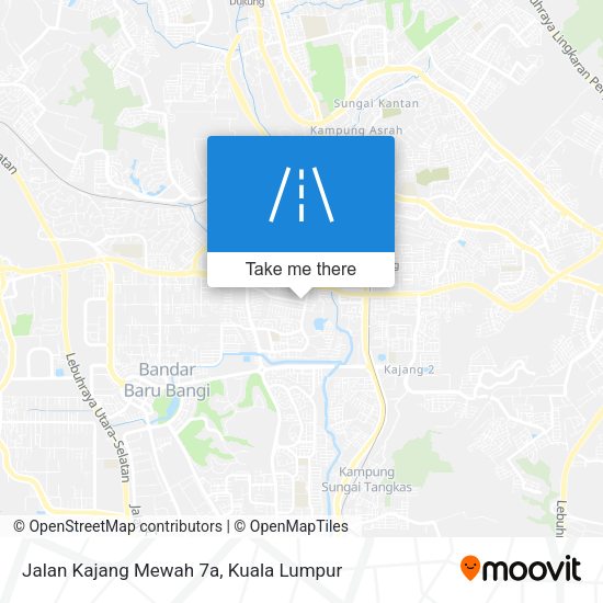 Jalan Kajang Mewah 7a map