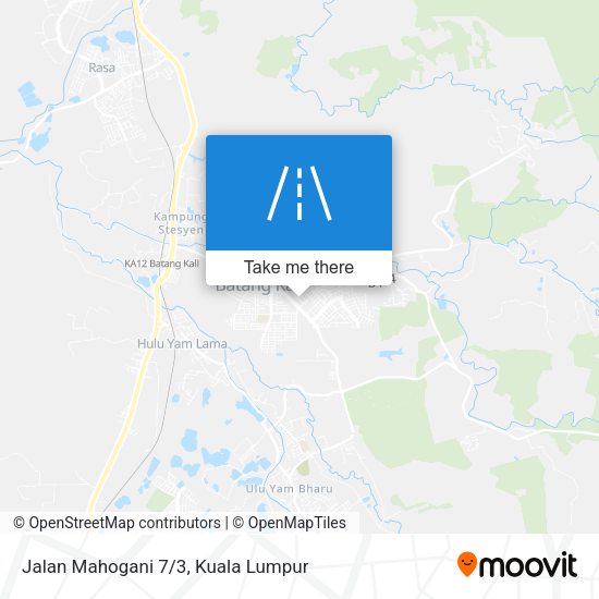 Peta Jalan Mahogani 7/3