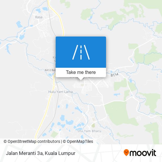 Jalan Meranti 3a map