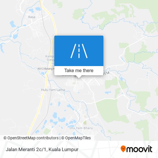 Jalan Meranti 2c/1 map