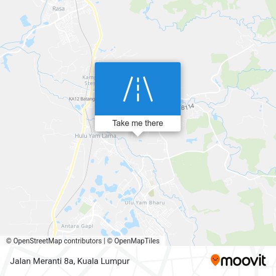 Jalan Meranti 8a map