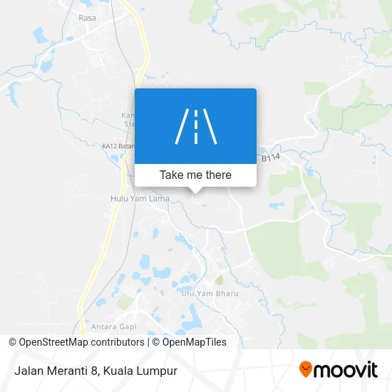 Jalan Meranti 8 map