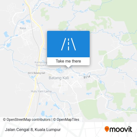 Peta Jalan Cengal 8