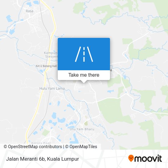 Jalan Meranti 6b map
