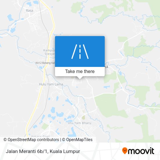 Jalan Meranti 6b/1 map
