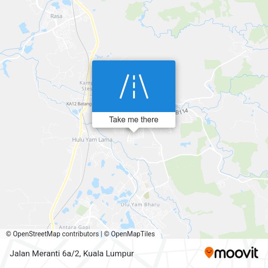 Jalan Meranti 6a/2 map
