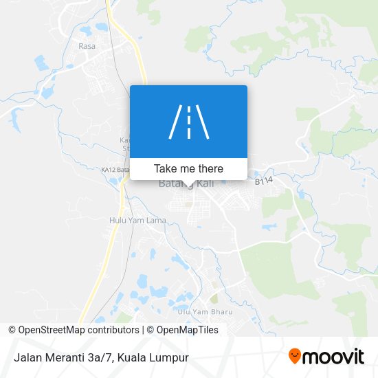 Jalan Meranti 3a/7 map