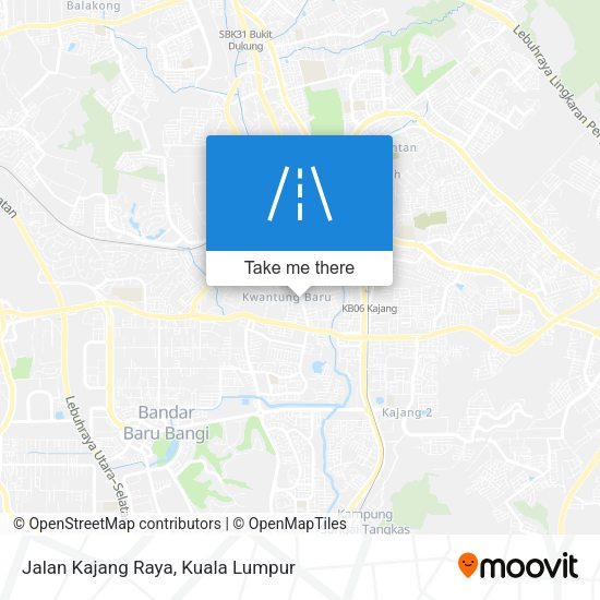 Peta Jalan Kajang Raya