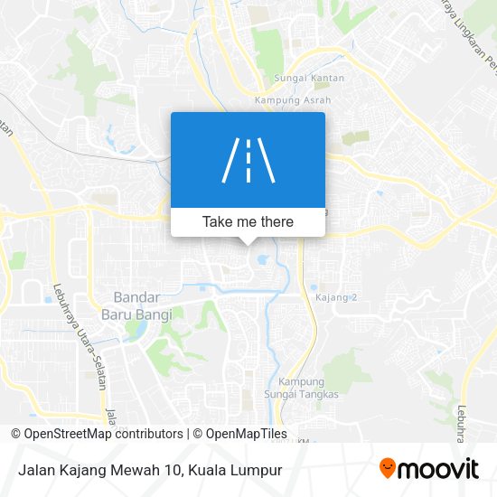 Jalan Kajang Mewah 10 map
