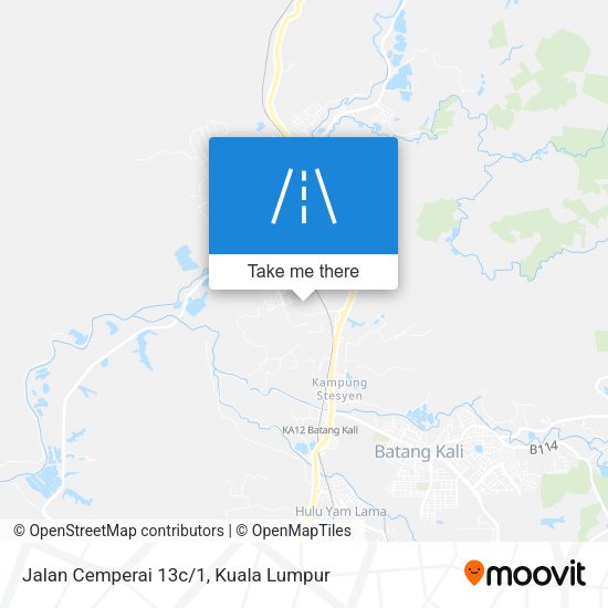 Peta Jalan Cemperai 13c/1