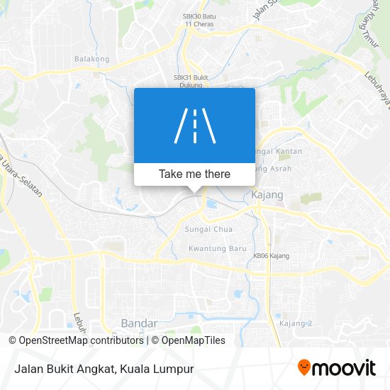 Peta Jalan Bukit Angkat