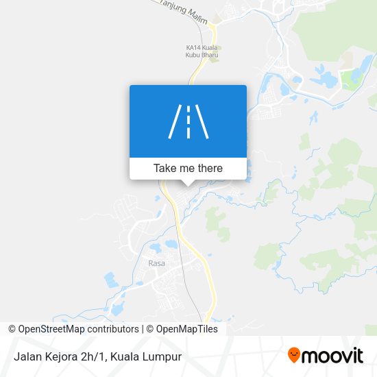 Jalan Kejora 2h/1 map